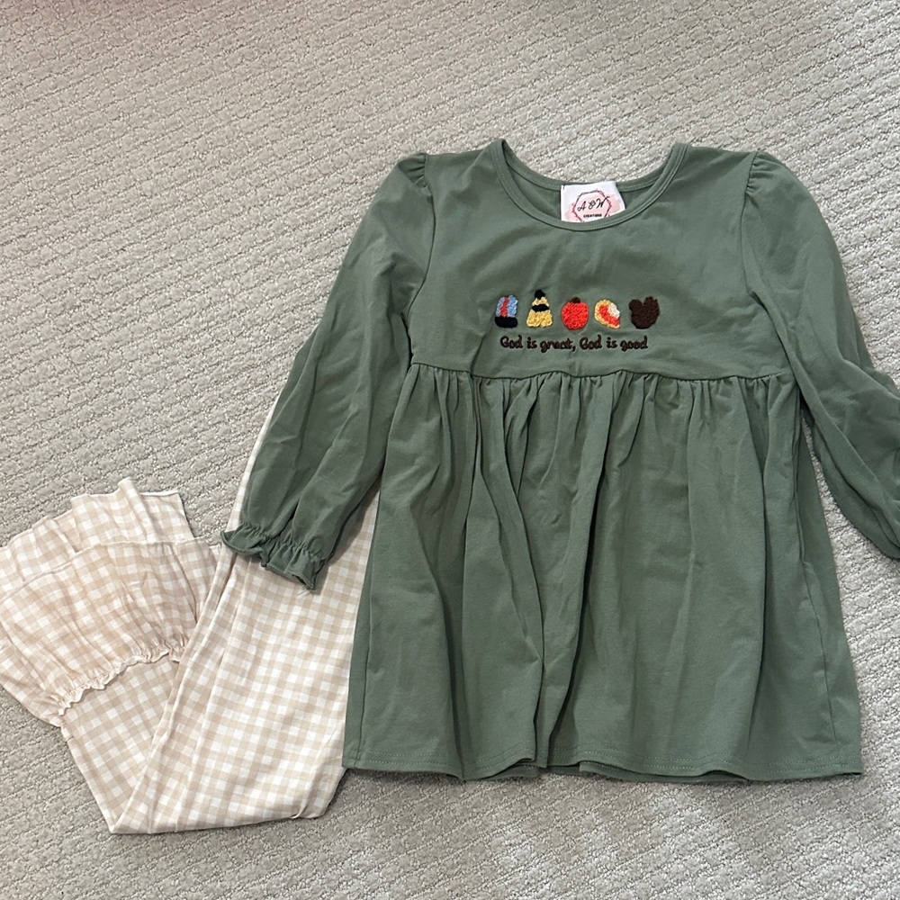 Girls Thanksgiving set